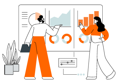 Ingénieurs analysant des plans de structure